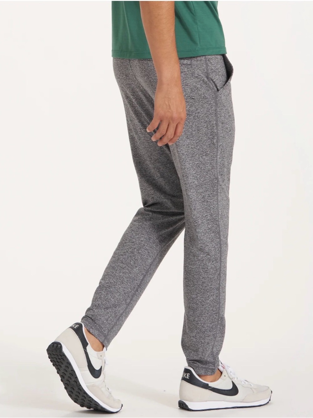Vuori Ponto Performance Pant 30" Heather Grey Size Large - Picture 2 of 5